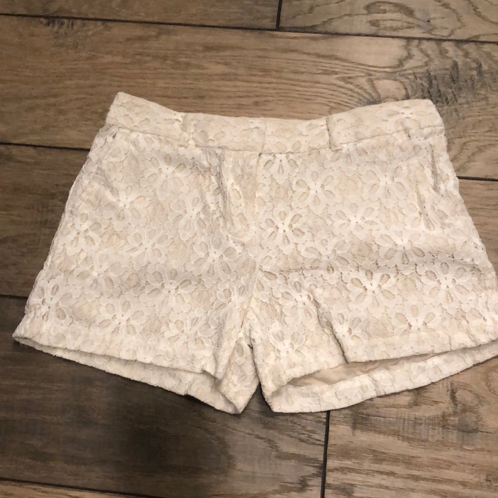Ann Taylor lace shorts